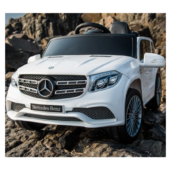 Продукт Акумулаторен джип Mercedes GL63 с меки гуми и кожена седалка - 0 - BG Hlapeta
